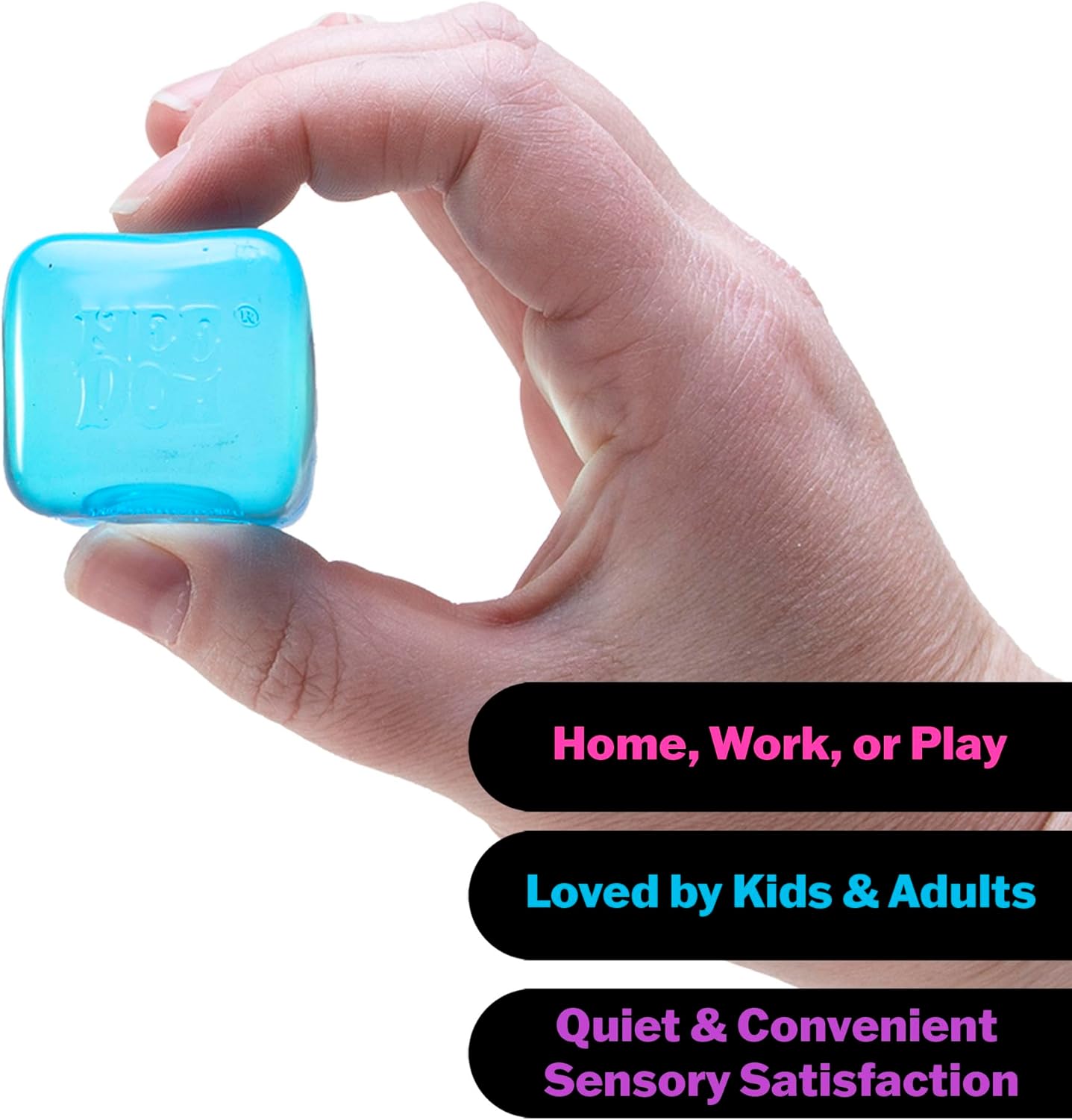 Schylling NeeDoh Nice Ice Baby - Sensory Squeeze Toy - Super Solid Squish - 1.25 Wide - Color May Vary (Pack of 1) - Image 6