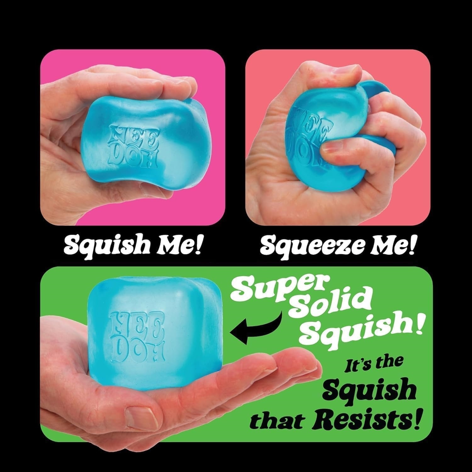 NeeDoh Nice Cube - Solid Squish - Purple - Image 5