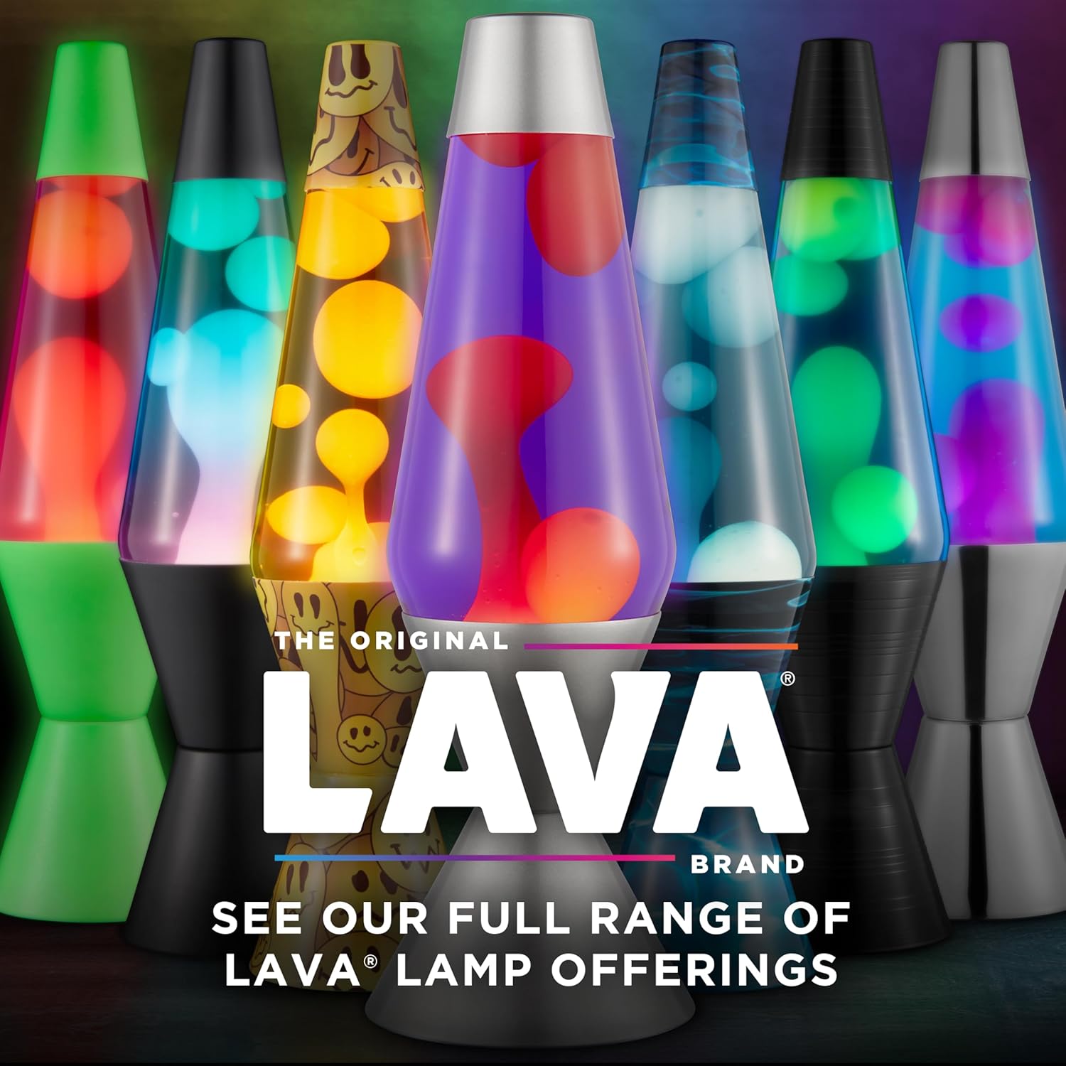 The Original Lava? Lamp - Large 52oz 16.3 - Vivid Twilight - Classic Liquid Motion Lamp - Orange Lava and Purple Liquid - Item #5119 (Amazon Exclusive) - Image 6